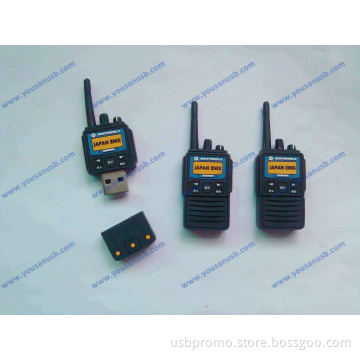 Custom PVC intercom shaped usb flash drive